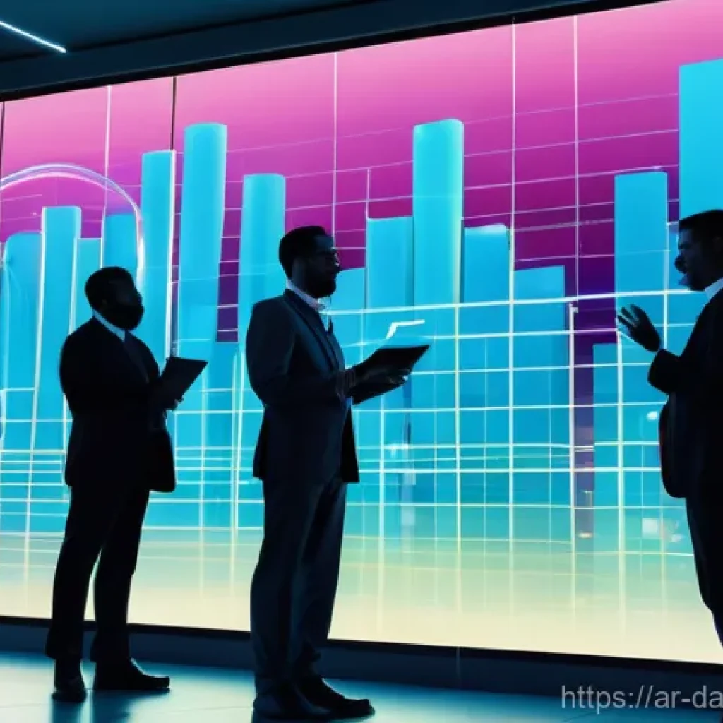 데이터 공유 생태계의 투자 유치 전략 - **Prompt:** A dynamic, futuristic scene depicting data as a vibrant, luminous network flowing throug...