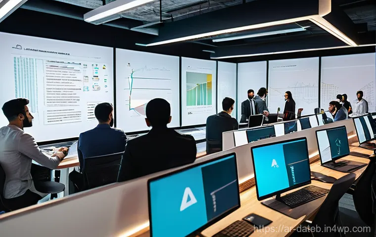 데이터 공유 생태계와 사회 문제 해결 - **Prompt:** "A vibrant, futuristic smart city in an Arab region, with modern architecture incorporat...