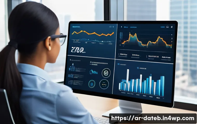 데이터 공유 생태계의 유망 스타트업 사례 - A modern digital data exchange platform interface displayed on a sleek touchscreen device, showing a...